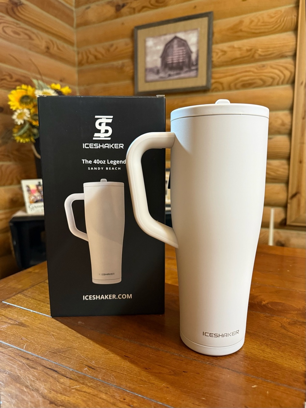 SANDY BEACH IceShaker 40oz Legend Series Shaker Tumbler • SOLD OUT